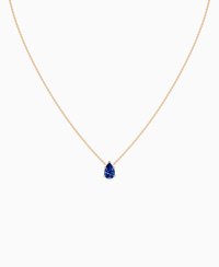 Royal Blue Lab Sapphire / Pear (NS) / 1ct