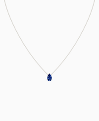 Royal Blue Lab Sapphire / Pear (NS) / 1ct