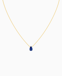 Royal Blue Lab Sapphire / Pear (NS) / 1ct