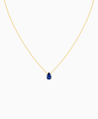 Royal Blue Lab Sapphire / Pear (NS) / 1ct
