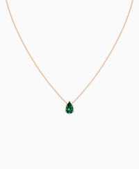 Zambian Lab Emerald / Pear (NS) / 1.5ct