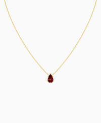 Pigeon Blood Lab Ruby / Pear (NS) / 1.5ct