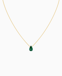 Zambian Lab Emerald / Pear (NS) / 1.5ct