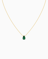 Zambian Lab Emerald / Pear (NS) / 1.5ct