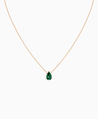 Zambian Lab Emerald / Pear (NS) / 1.5ct