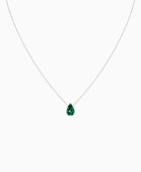 Zambian Lab Emerald / Pear (NS) / 1.5ct