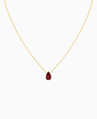 Pigeon Blood Lab Ruby / Pear (NS) / 1.5ct