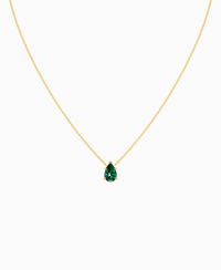 Zambian Lab Emerald / Pear (NS) / 1.5ct