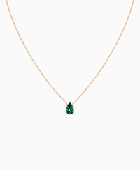 Zambian Lab Emerald / Pear (NS) / 1.5ct