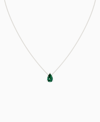 Zambian Lab Emerald / Pear (NS) / 1.5ct