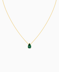Zambian Lab Emerald / Pear (NS) / 1.5ct