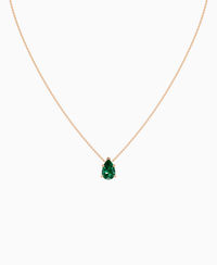 Zambian Lab Emerald / Pear (NS) / 2ct