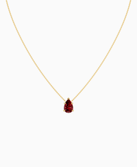 Pigeon Blood Lab Ruby / Pear (NS) / 2.5ct