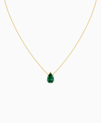 Zambian Lab Emerald / Pear (NS) / 2.5ct