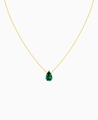 Zambian Lab Emerald / Pear (NS) / 2.5ct