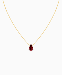 Pigeon Blood Lab Ruby / Pear (NS) / 3ct