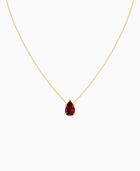 Pigeon Blood Lab Ruby / Pear (NS) / 3ct