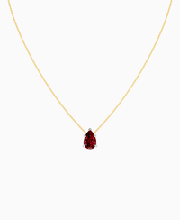 Pigeon Blood Lab Ruby / Pear (NS) / 3ct