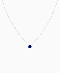 Royal Blue Lab Sapphire / Round / 1ct