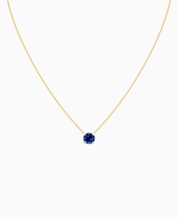Royal Blue Lab Sapphire / Round / 1.5ct