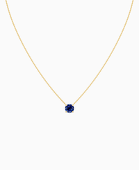 Royal Blue Lab Sapphire / Round / 1.5ct