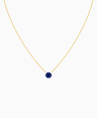 Royal Blue Lab Sapphire / Round / 1.5ct