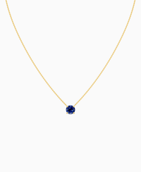 Royal Blue Lab Sapphire / Round / 1.5ct