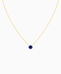 Royal Blue Lab Sapphire / Round / 1.5ct