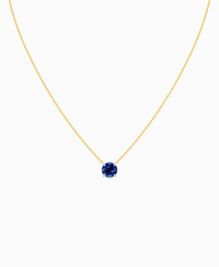 Royal Blue Lab Sapphire / Round / 2ct