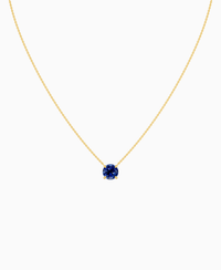Royal Blue Lab Sapphire / Round / 2ct