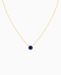 Royal Blue Lab Sapphire / Round / 2ct
