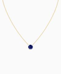 Royal Blue Lab Sapphire / Round / 2.5ct