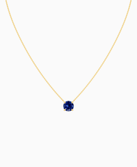 Royal Blue Lab Sapphire / Round / 2.5ct