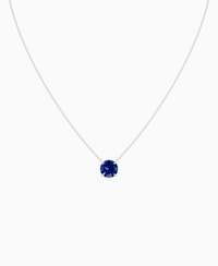 Royal Blue Lab Sapphire / Round / 3ct