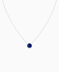 Royal Blue Lab Sapphire / Round / 3ct