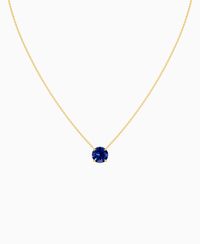 Royal Blue Lab Sapphire / Round / 3ct