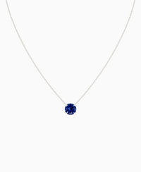Royal Blue Lab Sapphire / Round / 3ct
