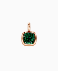 Zambian Lab Emerald / Cushion / 3ct
