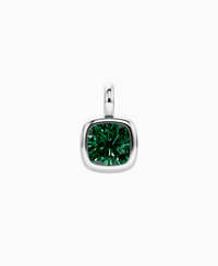 Zambian Lab Emerald / Cushion / 3ct