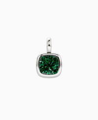 Zambian Lab Emerald / Cushion / 3ct