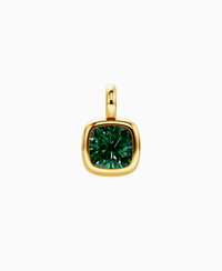 Zambian Lab Emerald / Cushion / 3ct