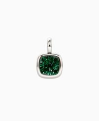 Zambian Lab Emerald / Cushion / 3ct