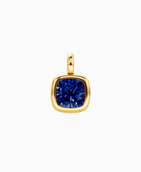 Royal Blue Lab Sapphire / Cushion / 3.5ct