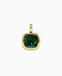 Zambian Lab Emerald / Cushion / 4ct