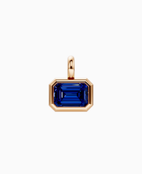 Royal Blue Lab Sapphire / Emerald (EW) / 3.5ct
