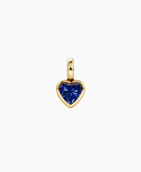 Royal Blue Lab Sapphire / Heart / 1ct