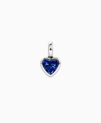 Royal Blue Lab Sapphire / Heart / 1ct