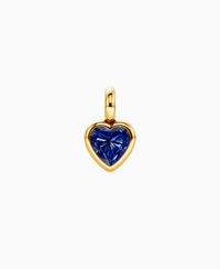 Royal Blue Lab Sapphire / Heart / 1.5ct