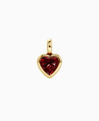Bezel Necklace Pendant - 9K Yellow Gold