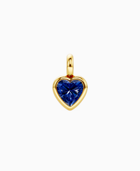 Royal Blue Lab Sapphire / Heart / 2ct